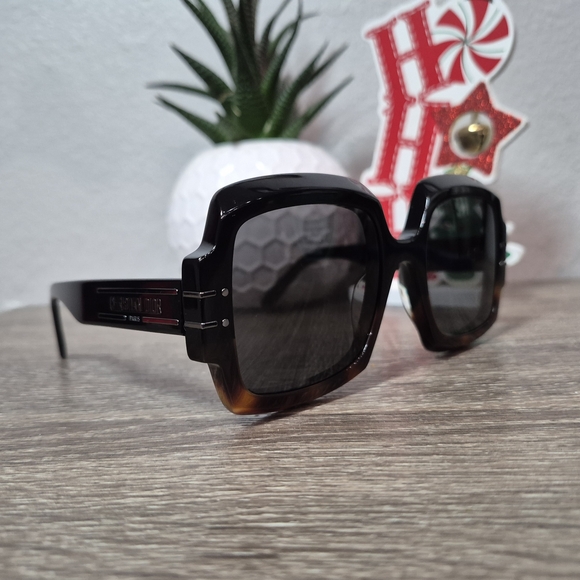 Dior Womens Sunglasses Authentic,  Black and Brown Sunglasses - Picture 6 of 10